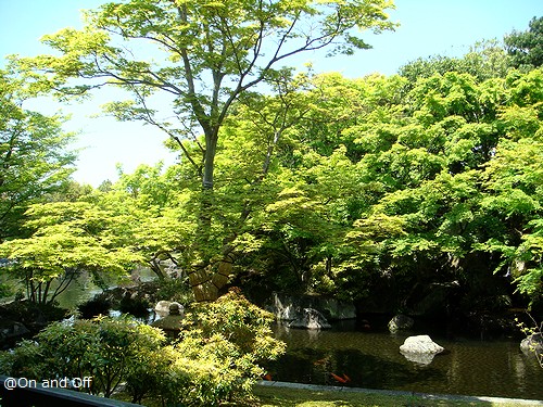 姫路城横　好古園内・活水軒の庭