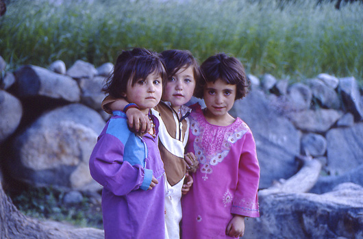 パキスタンの少女たち