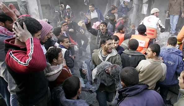 bombing in Gaza