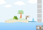夏の海に浮かぶ小島で小人を探すゲーム★Find Dwarfs in summer 2011
