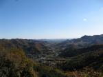 ちょっとずれてるが浅利城から見た風景に近い風景