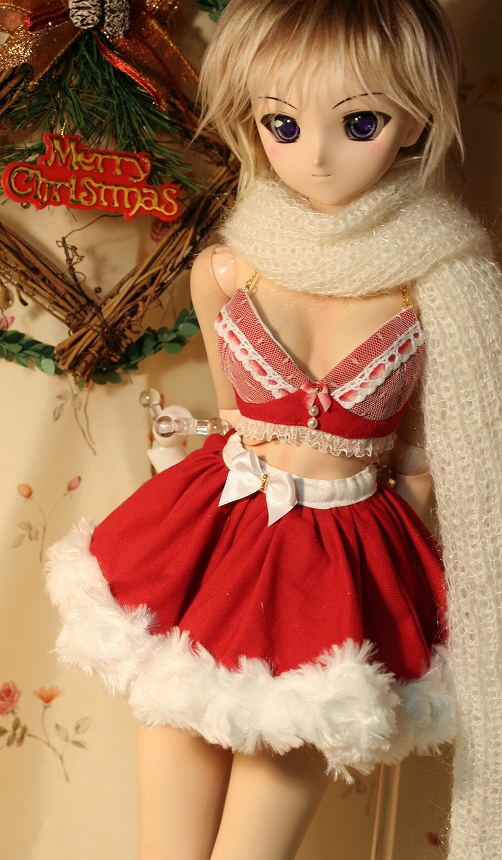 紗雪クリスマスドレス02