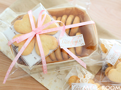 お菓子のラッピング　クッキー（入学お祝いに）