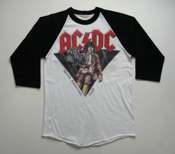 NUT'S WAREHOUSE BLOG ◇82's ACDC/BAND ROCK TOUR T-SHIRTS/ギター 
