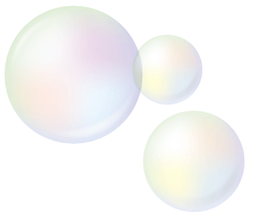 アトリエにゃあ Photoshop 透明な球体を作ってみました