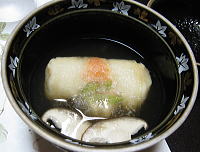 大和芋と白身魚の冬瓜巻き