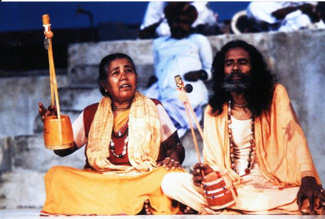 Nirmala & Haripada Goswami in Paris 1993