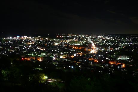 日立市街の夜景