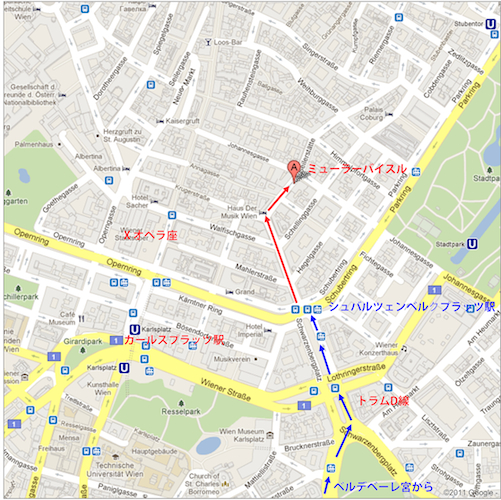 1010 Wien Seilerstätte 15 - Google マップ