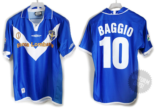 Brescia 03/04(H) #10 BAGGIO (umbro) | UNIFORM DAYS!