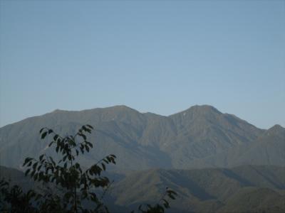 朝の鳳凰三山